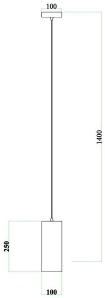 Deko-Light Pendelleuchte Barrel, E27, max. 40W, Metall, schwarz 342051