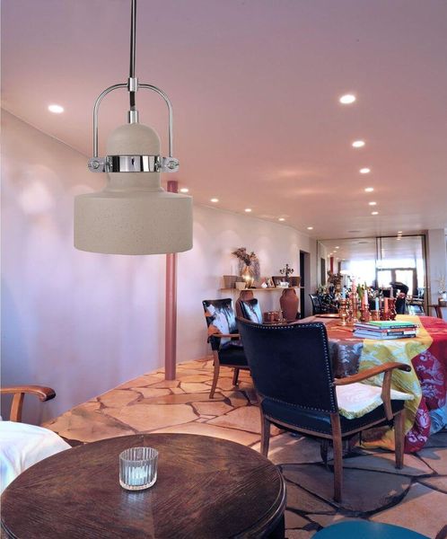 Deko-Light Pendelleuchte Pavonis, E27, max. 25W, Beton, grau 342103