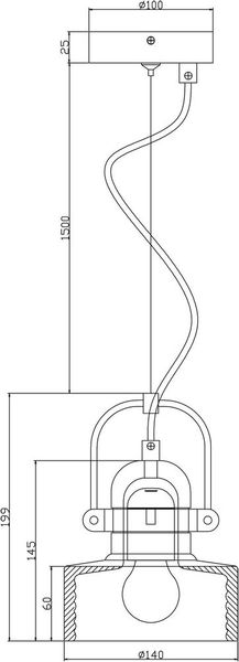 Deko-Light Pendelleuchte Pavonis, E27, max. 25W, Beton, dunkelgrau 342104