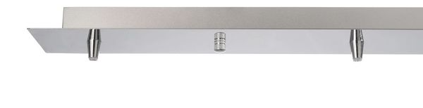 Deko-Light Pendelleuchte Bunda, G9, 3x max. 28W, Glas, silber, Chrom 342115