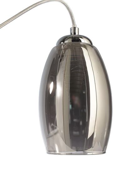 Deko-Light Pendelleuchte Electra, Warmweiß, Glas, silber, Chrom 342117