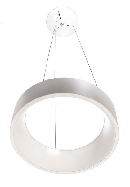 Deko-Light Pendelleuchte Sculptoris 45, Warmweiß, Aluminium, Signalweiß, matt 342122