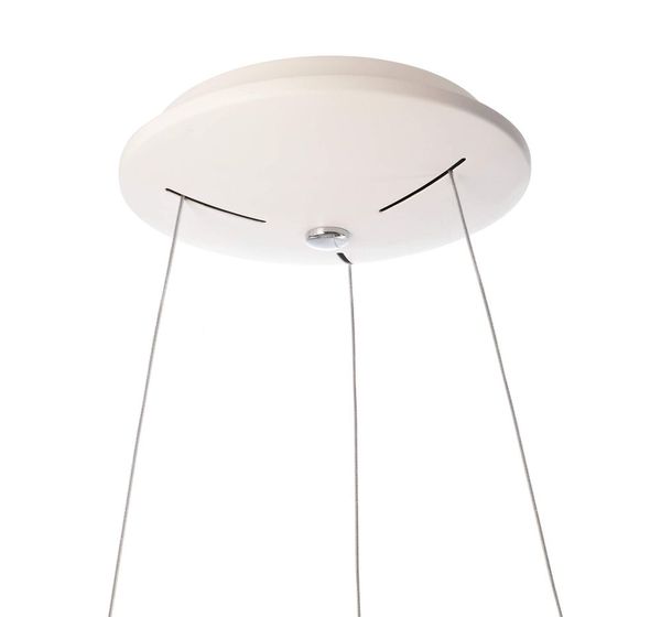 Deko-Light Pendelleuchte Sculptoris 60, Neutralweiß, Aluminium, Signalweiß, matt 342125