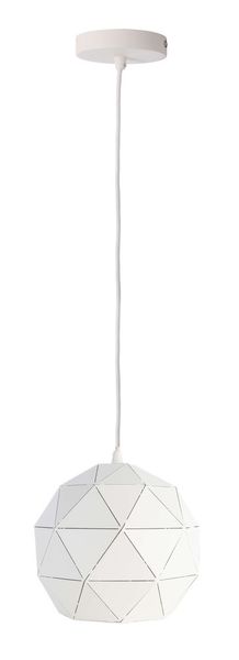 Deko-Light Pendelleuchte Asterope rund 250, E27, max. 40W, Metall, weiß, matt 342129