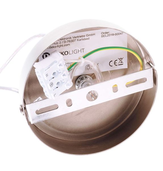 Deko-Light Pendelleuchte Asterope linear, E27, max. 40W, Metall, weiß, matt 342135