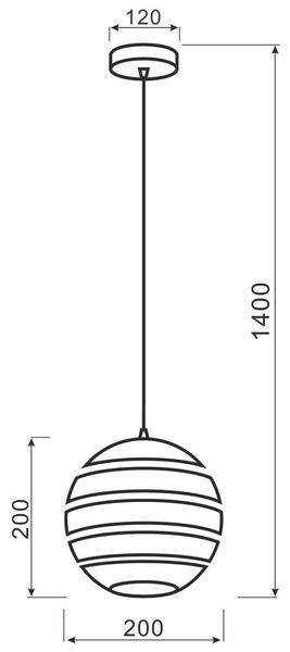 Deko-Light Pendelleuchte Ankaa 200, E27, max. 40W, Metall, Edelstahl, gebürtstet 342137