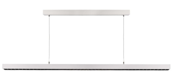 Deko-Light Pendelleuchte Office Three DALI 2.0, Neutralweiß, Aluminium, Signalweiß 342147