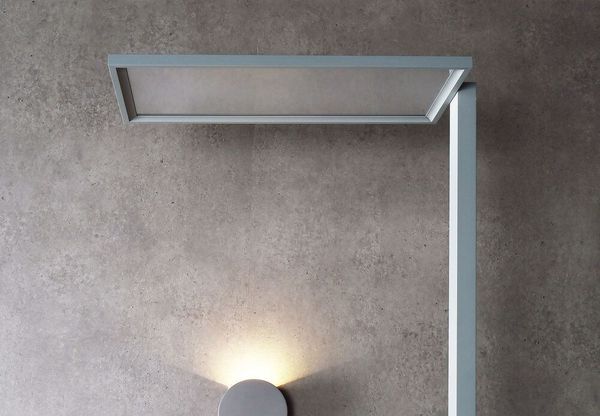 Deko-Light Stehleuchte Office One Transparent, dimmbar, Neutralweiß 343022