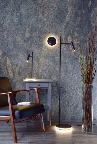 Deko-Light Stehleuchte Brahe, Warmweiß, schwarz 343026