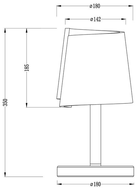 Deko-Light Tischleuchte Twister, Weiß, G9, max. 25W 346010