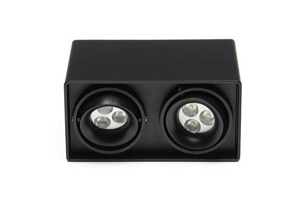 Deko-Light Deckenaufbauleuchte Mona II, GU10, 2x max. 50W, schwarz 348005