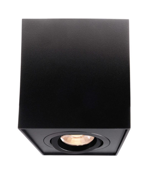 Deko-Light Deckenaufbauleuchte Dato, GU10, max. 50W, Alu, Schwarz 348024