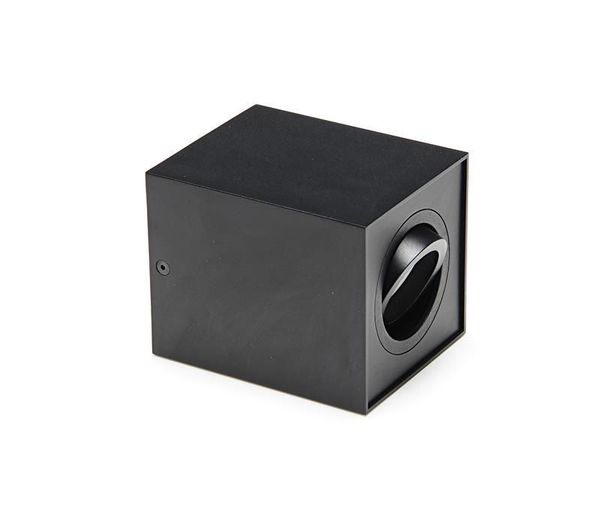 Deko-Light Deckenaufbauleuchte Dato, GU10, max. 50W, Alu, Schwarz 348024