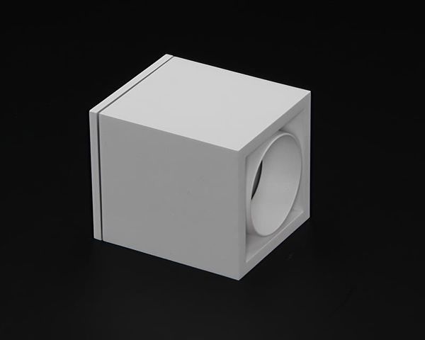 Deko-Light Deckenaufbauleuchte Ceti, Warmweiß, weiß, matt, IP44 348045