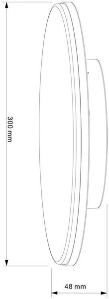 Deko-Light Deckenaufbauleuchte Mensae rund, Warmweiß, dunkelgrau, IP54 348072
