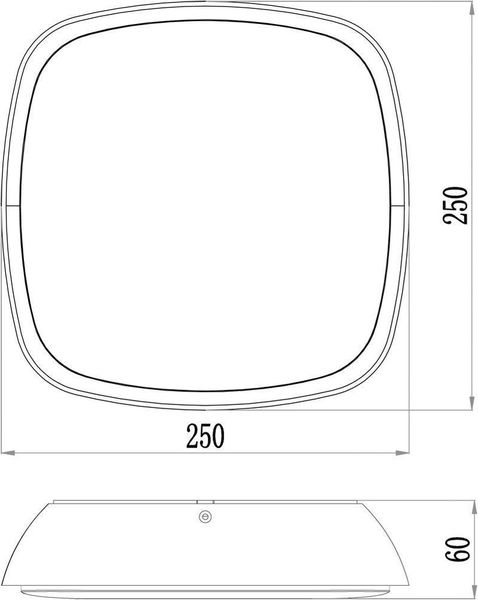 Deko-Light Deckenaufbauleuchte Aurigae, Warmweiß, Verkehrsgrau B RAL 7043, IP65 348120