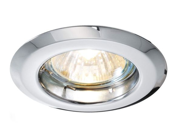 Deko-Light Deckeneinbauring, silber, Chrom, 12V, GU5.3 MR16, max. 50W 442052
