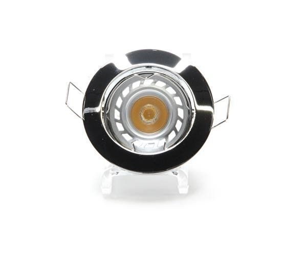 Deko-Light Deckeneinbauring, silber, Chrom, 12V, GU5.3 MR16, max. 50W 449201