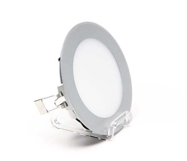 Deko-Light Deckeneinbauleuchte LED Panel 8, Perlhellgrau RAL 9022, Neutralweiß, 115°, 17-18V DC, 350mA 565085