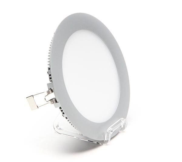 Deko-Light Deckeneinbauleuchte LED Panel 12, Perlhellgrau RAL 9022, Neutralweiß, 115°, 23-24V DC, 350mA 565091