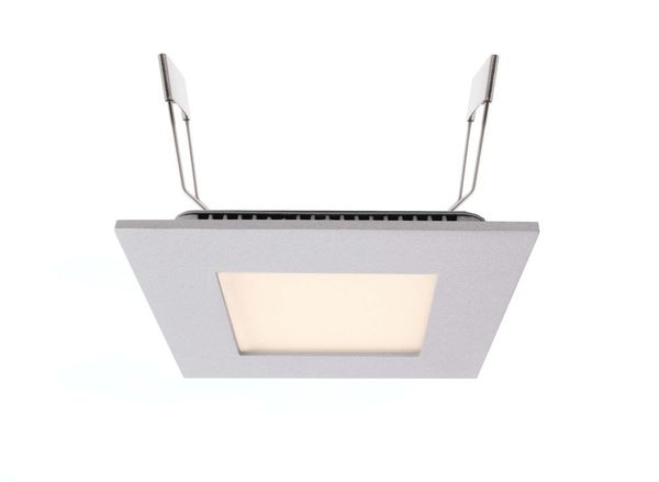 Deko-Light Deckeneinbauleuchte LED Panel Square 8, Perlhellgrau RAL 9022, Warmweiß, 110°, 18-19V DC, 350mA 565153