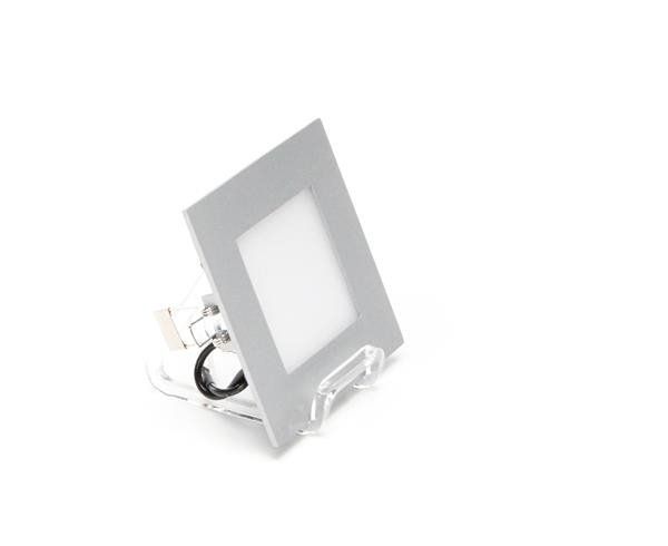 Deko-Light Deckeneinbauleuchte LED Panel Square 8, Perlhellgrau RAL 9022, Warmweiß, 110°, 18-19V DC, 350mA 565153