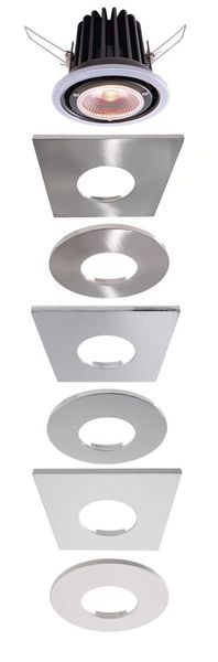 Deko-Light Deckeneinbauleuchte COB 68 Mood IP65 Dim to warm, Signalweiß, Warmweiß, 40°, IP65 565192