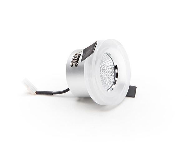 Deko-Light Deckeneinbauleuchte COB 68 Acryl, silber, Warmweiß, 30°, 18-20V, 350mA 565195