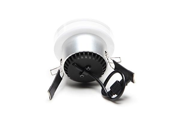 Deko-Light Deckeneinbauleuchte COB 68 Acryl, silber, RGB, 45°, 24VDC 565197