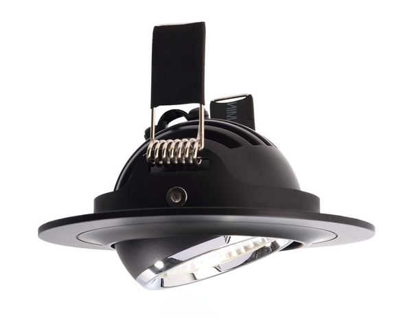 Deko-Light Deckeneinbauleuchte Saturn, schwarz, Chrom, Neutralweiß, 30°, 17-18V DC, 350mA 565203