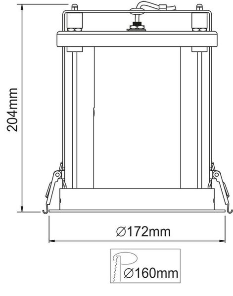 Deko-Light Deckeneinbauleuchte Luna 30, Reinweiß, mattiert, Neutralweiß, 40° 565260