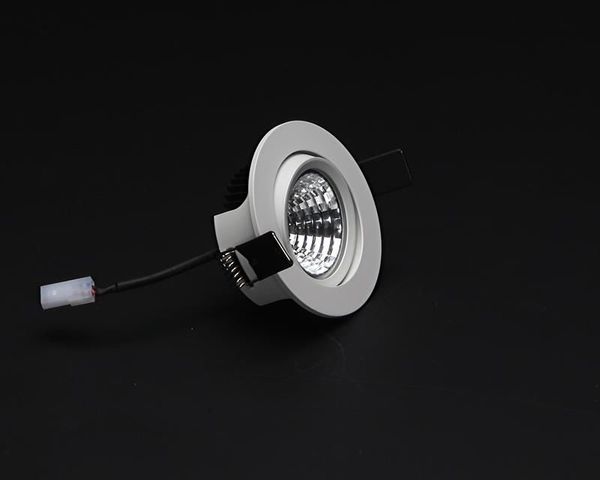 Deko-Light Deckeneinbauleuchte COB-68-350mA-2700K-rund-flach, Signalweiß, Warmweiß, 45°, 14-15V DC, 350mA 565263