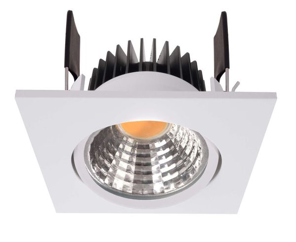 Deko-Light Deckeneinbauleuchte COB-68-350mA-2700K-eckig, Signalweiß, Warmweiß, 45°, 16-17V DC, 350mA 565283