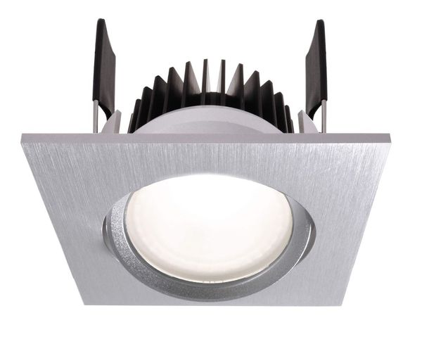 Deko-Light Deckeneinbauleuchte COB-68-350mA-4000K-eckig, silber, Neutralweiß, 45°, 16-17V DC, 350mA 565284
