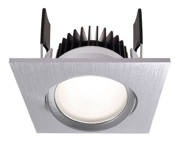 Deko-Light Deckeneinbauleuchte COB-68-350mA-4000K-eckig, silber, Neutralweiß, 45°, 16-17V DC, 350mA 565284