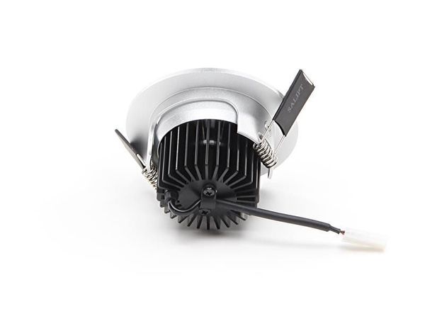 Deko-Light Deckeneinbauleuchte COB-68-24V-2700K-rund, silber, Warmweiß, 45°, 24VDC 565303