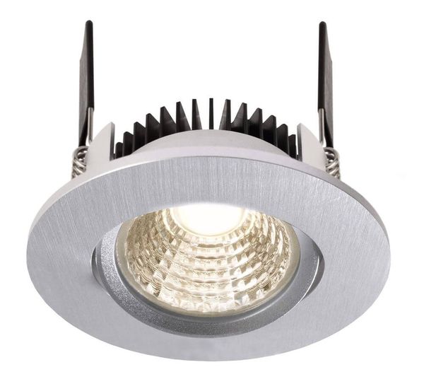 Deko-Light Deckeneinbauleuchte COB-68-24V-4000K-rund, silber, Neutralweiß, 45°, 24VDC 565305