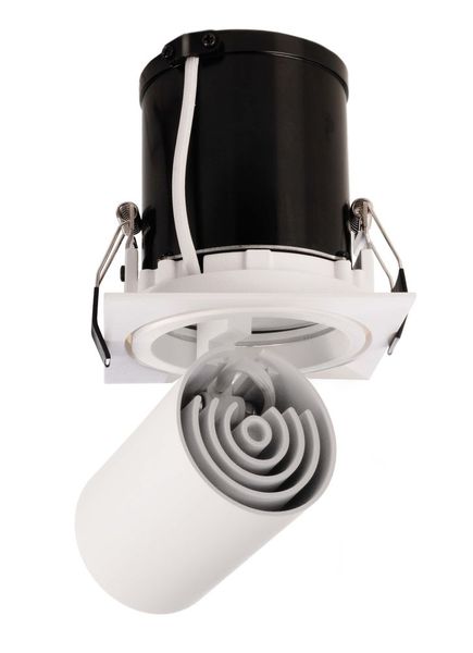 Deko-Light Deckeneinbauleuchte Rigel Mini Square Single, weiß, matt, Warmweiß, 35°, 21-22V DC, 500mA, 11W 565312