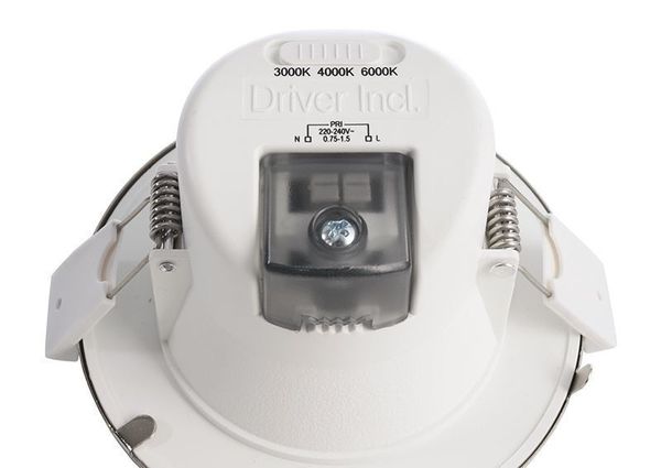 Deko-Light Deckeneinbauleuchte Acrux 68, matt, Warmweiß + Neutralweiß + Kaltweiß, 90°, 50mA 565315