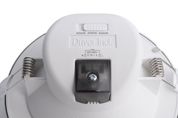 Deko-Light Deckeneinbauleuchte Acrux 145, matt, Warmweiß + Neutralweiß + Kaltweiß, 90°, 130mA 565318