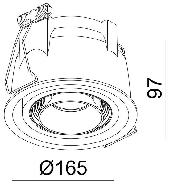 Deko-Light Deckeneinbauleuchte Uni II Max, weiß, Warmweiß, 33°, 34-35V DC, 700mA 565344