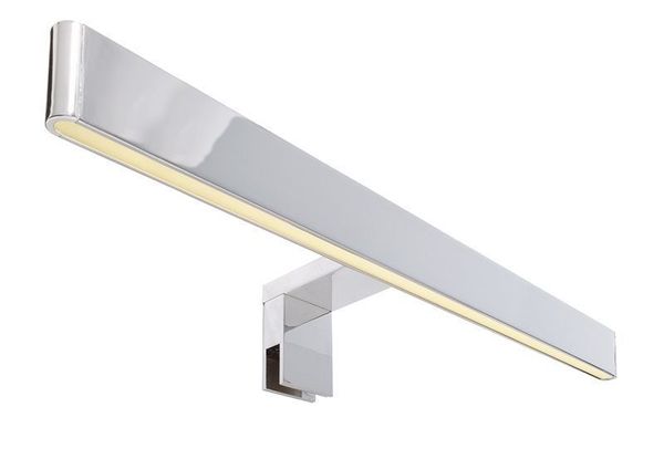 Deko-Light Möbelaufbauleuchte Spiegel Line II, Warmweiß, 12V DC, Alu, Silber, Chrom, IP44 687063