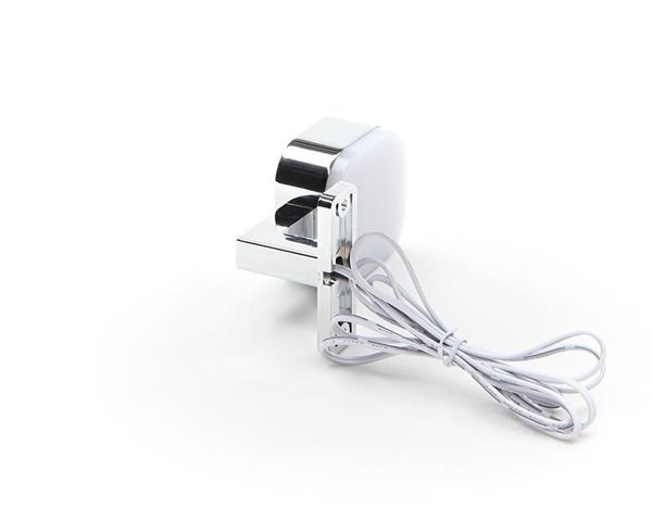 Deko-Light Möbelaufbauleuchte Cursa 2er Set, Warmweiß, Alu, Silber, Chrom 687088