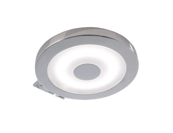 Deko-Light Möbelaufbauleuchte Spiegel Rund, Neutralweiß, 12V DC, Alu, Silber, Chrom, IP44 687130
