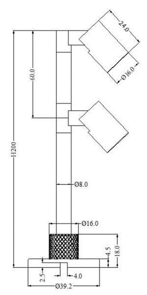 Deko-Light Displayleuchte Herculis Double, Neutralweiß, Schwarz, 6V DC, 350mA 688040
