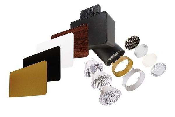 Deko-Light Schienensystem 3-Phasen 230V, Nihal, Neutralweiß, schwarz 707043