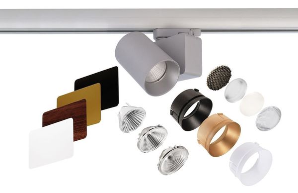 Deko-Light Schienensystem 3-Phasen 230V, Nihal Mini, Warmweiß, silber 707054