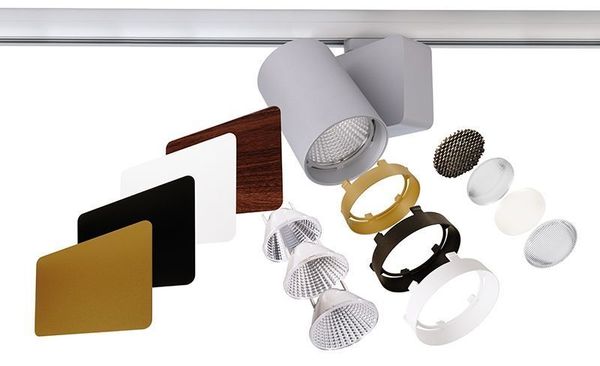 Deko-Light Schienensystem 3-Phasen 230V, Nihal, Warmweiß, silber 707056