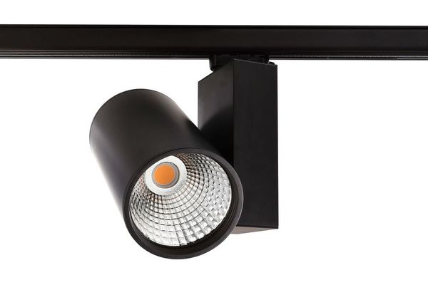 Deko-Light Schienensystem 3-Phasen 230V, Aaron, Warmweiß, Schwarz-matt, mattiert 707090
