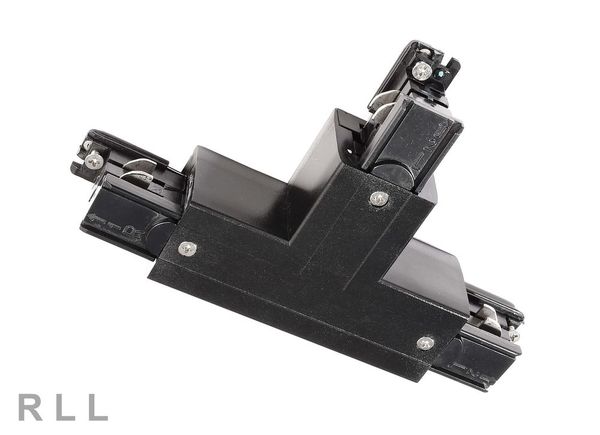 Deko-Light Schienensystem 3-Phasen 230V, D Line T-Verbinder links-links-rechts schwarz 710029